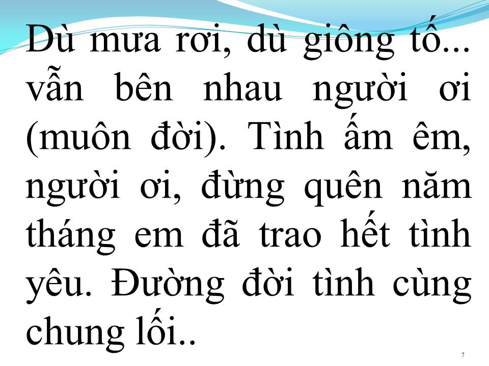 Lời bài hát KHI TÌNH YÊU ĐẾN