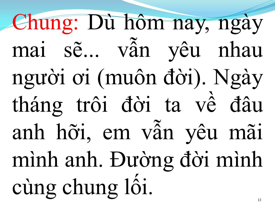 Lời bài hát KHI TÌNH YÊU ĐẾN