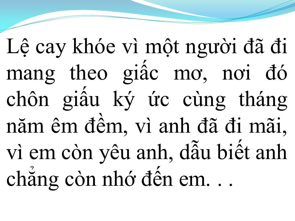 Lời bài hát KHÓC