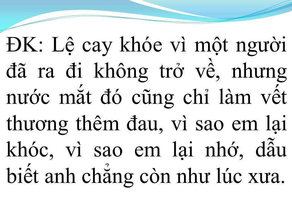 Lời bài hát KHÓC