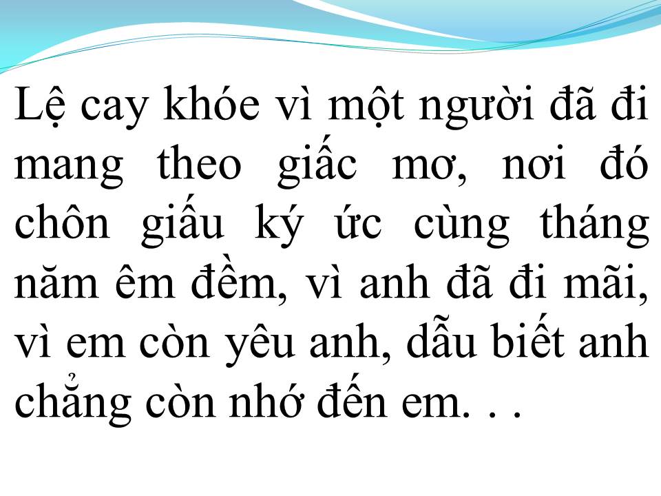 Lời bài hát KHÓC