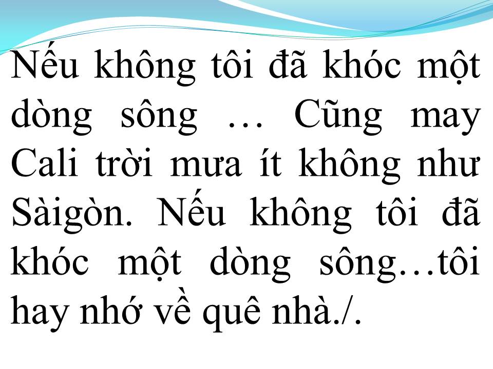 Lời bài hát KHÓC MỘT DÒNG SÔNG