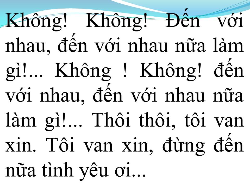 Lời bài hát KHÔNG 2