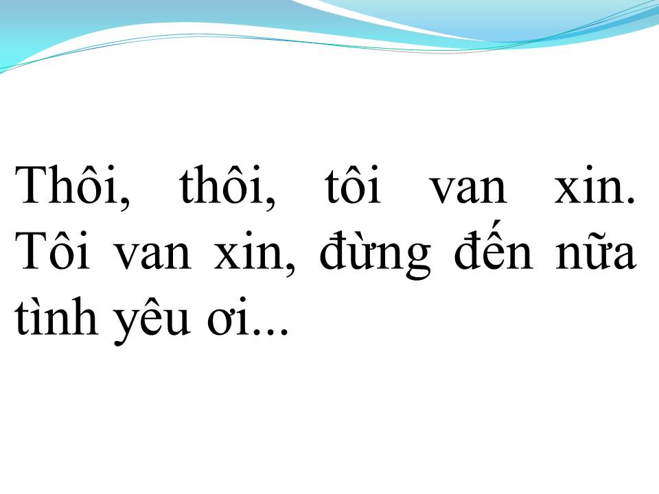 Lời bài hát KHÔNG 2