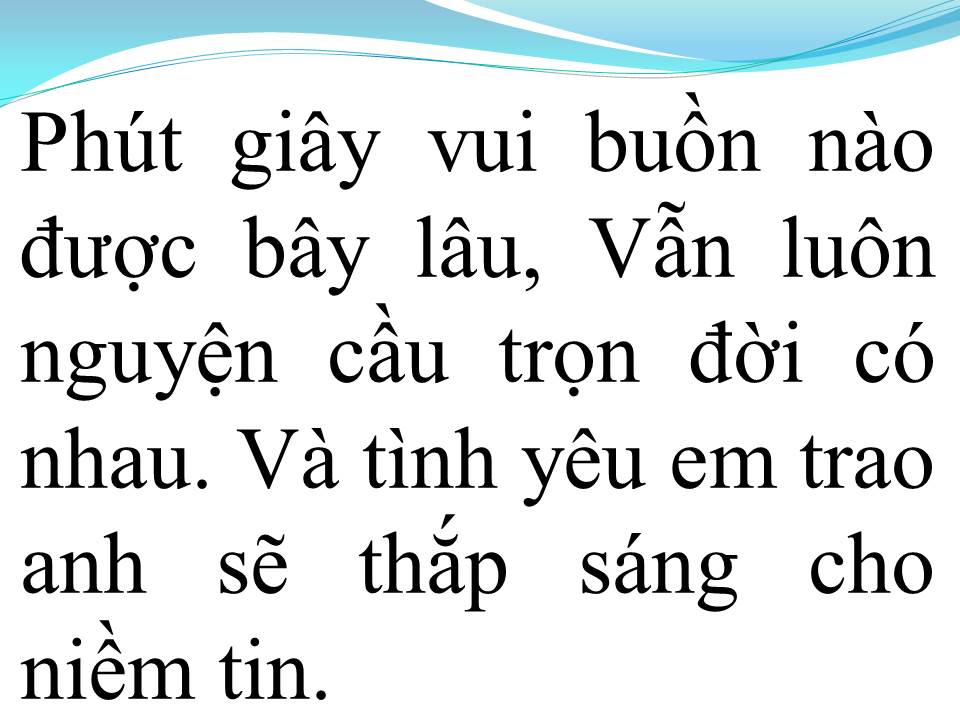 Lời bài hát KHÔNG CẦN PHẢI HỨA ĐÂU EM