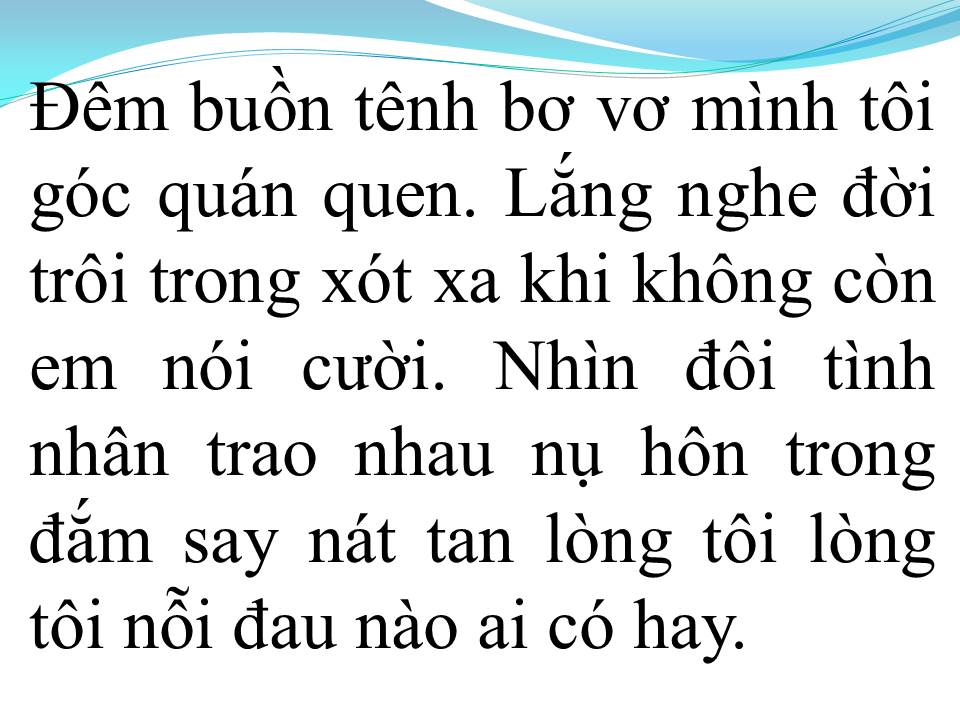 Lời bài hát KHÔNG CÓ LẦN THỨ HAI