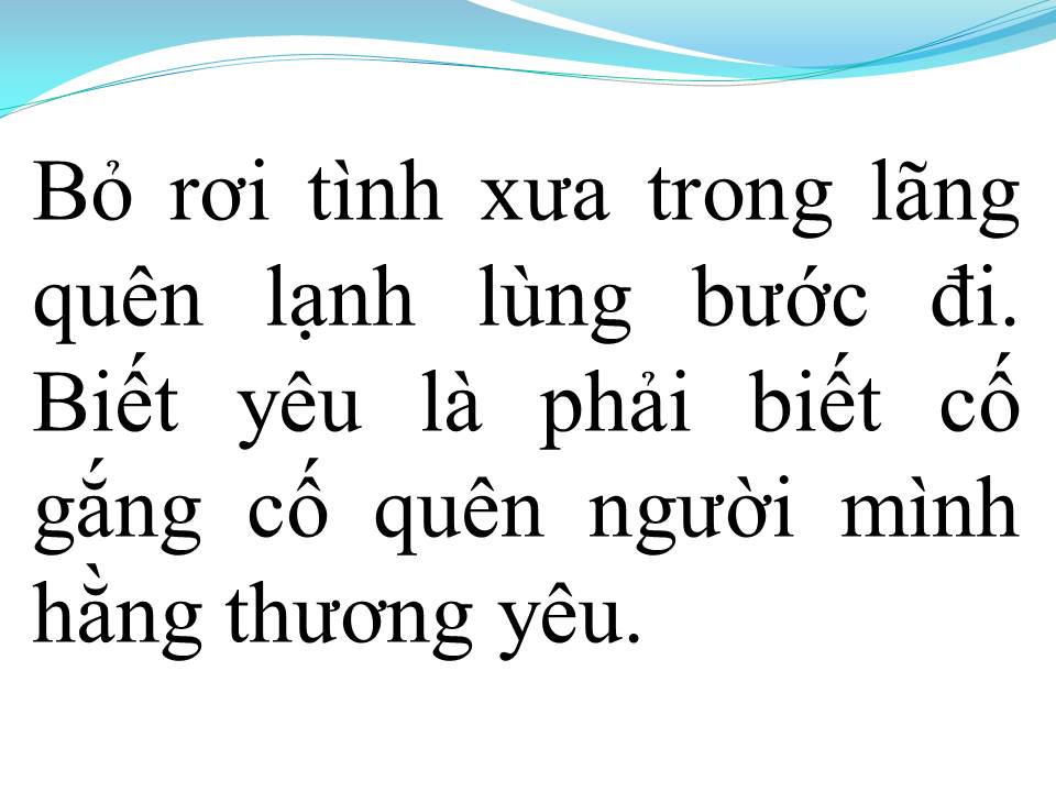 Lời bài hát KHÔNG CÓ LẦN THỨ HAI
