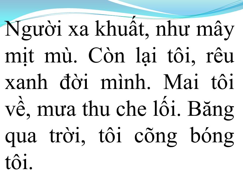 Lời bài hát KHÔNG CÒN AI