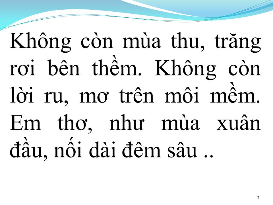 Lời bài hát KHÔNG CÒN MÙA THU