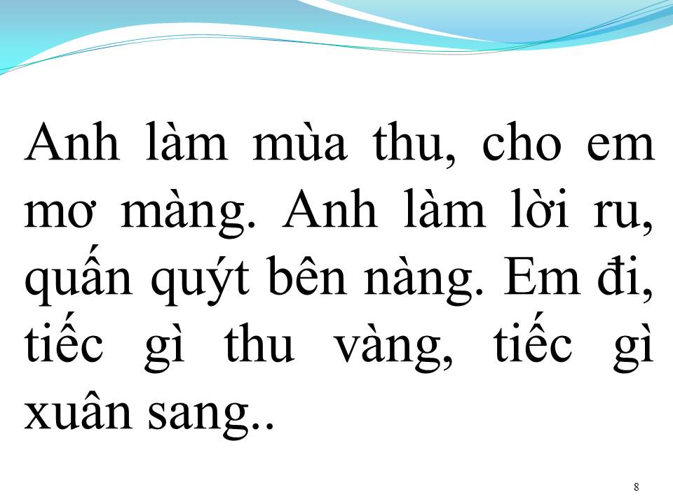 Lời bài hát KHÔNG CÒN MÙA THU