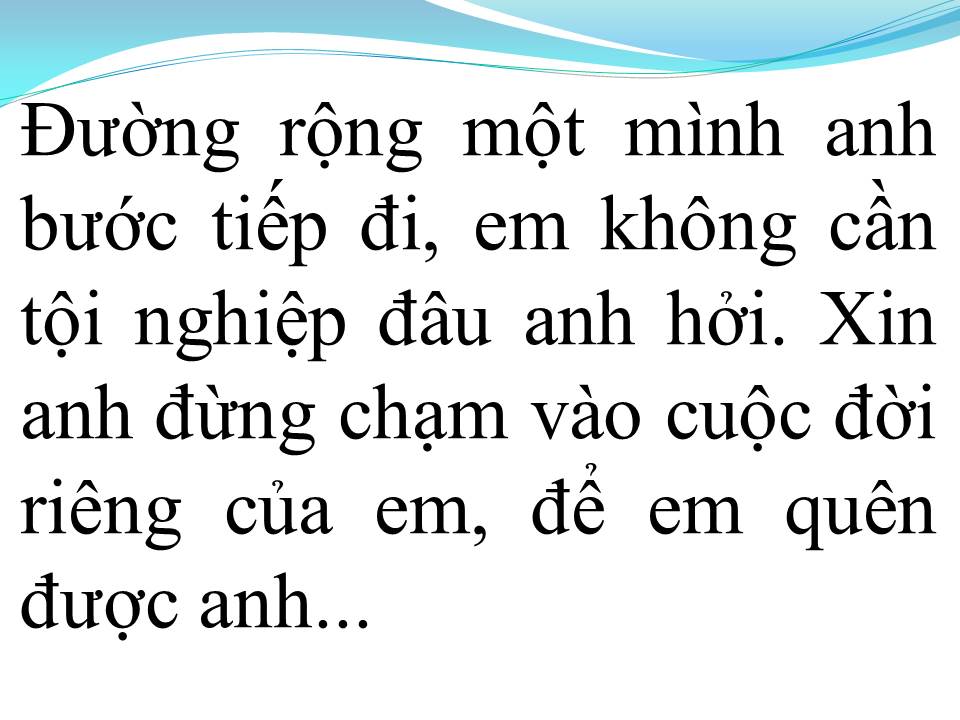 Lời bài hát KHÔNG ĐAU VÌ QUÁ ĐAU