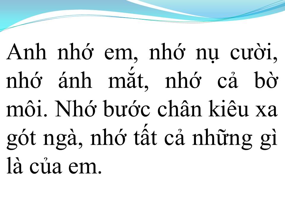 Lời bài hát KHÔNG CÓ GÌ CÓ THỂ THAY THẾ EM