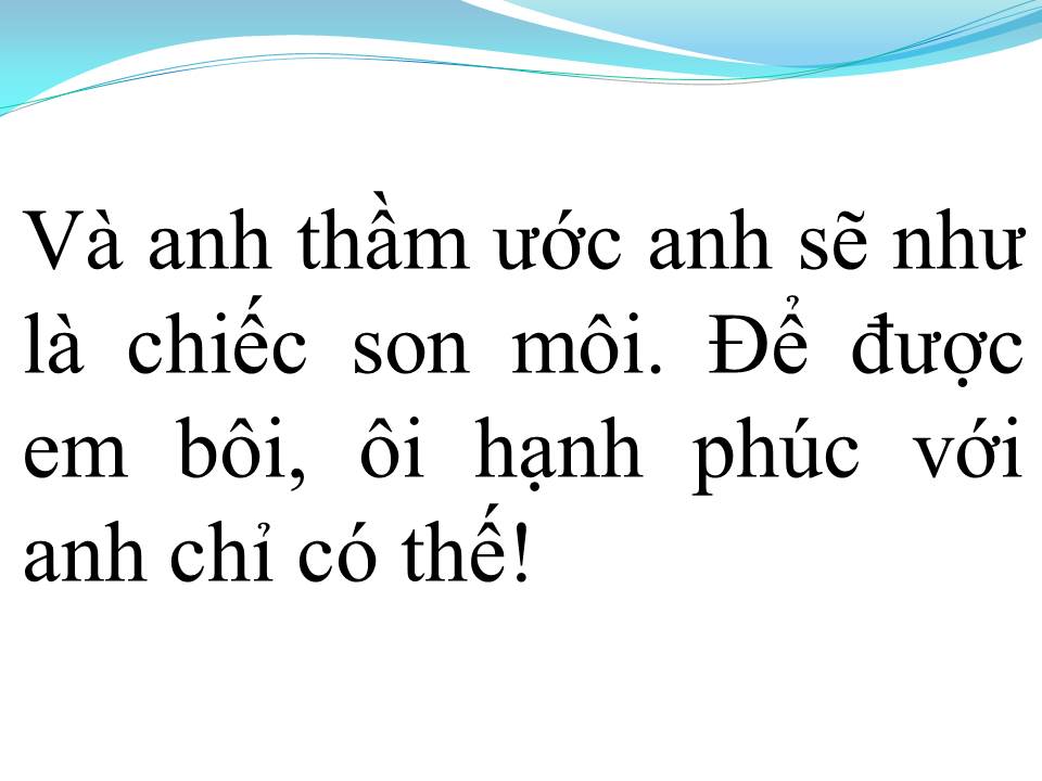 Lời bài hát KHÔNG CÓ GÌ CÓ THỂ THAY THẾ EM