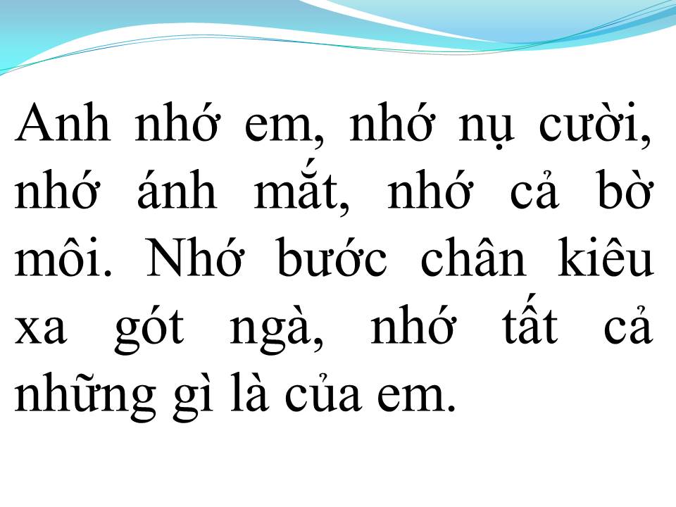 Lời bài hát KHÔNG CÓ GÌ CÓ THỂ THAY THẾ EM