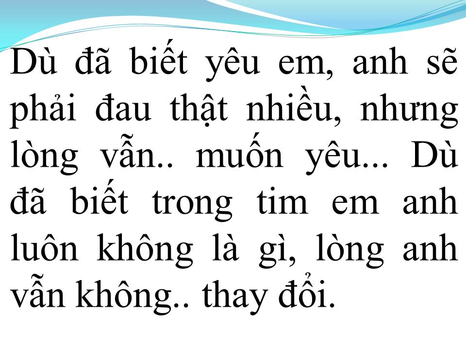 Lời bài hát KHÔNG HỐI TIẾC
