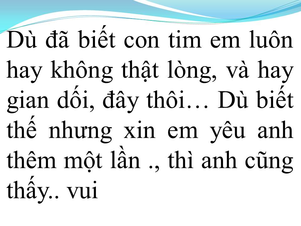 Lời bài hát KHÔNG HỐI TIẾC