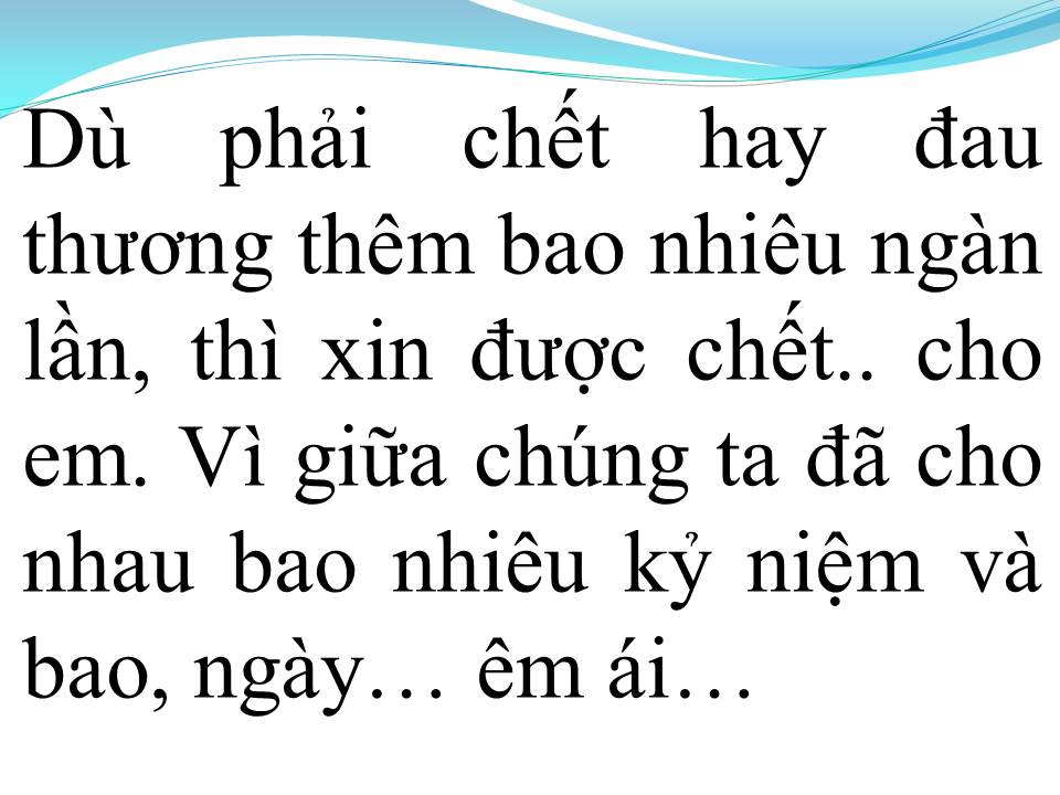 Lời bài hát KHÔNG HỐI TIẾC