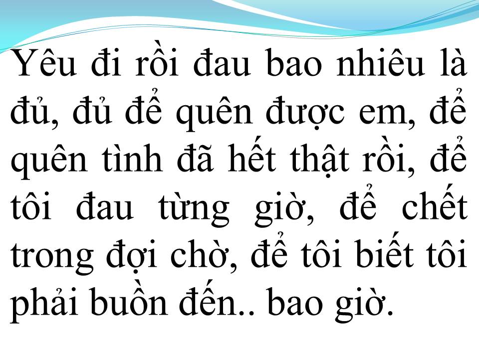 Lời bài hát KHÔNG HỐI TIẾC