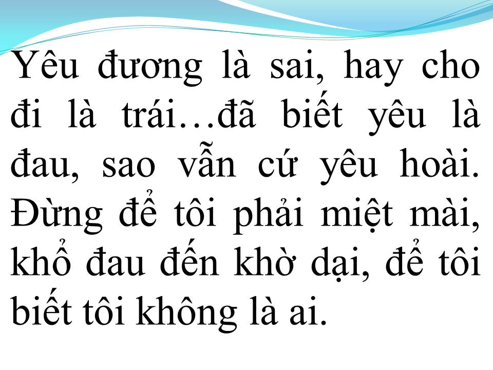 Lời bài hát KHÔNG HỐI TIẾC