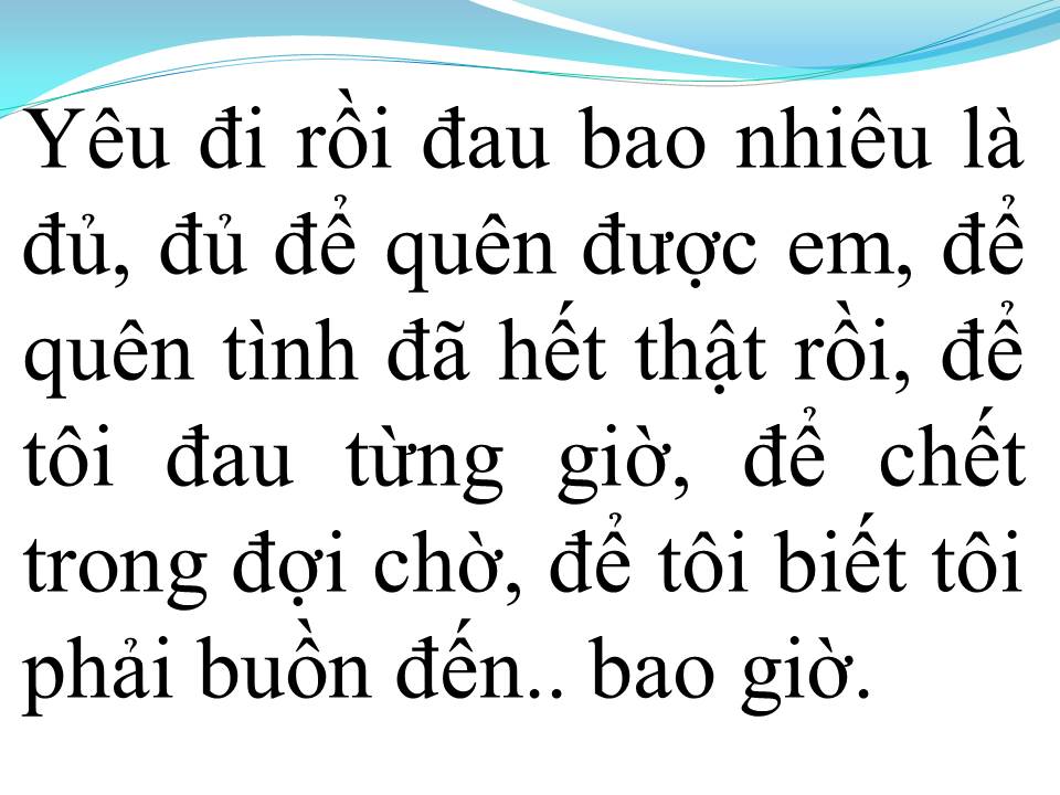 Lời bài hát KHÔNG HỐI TIẾC