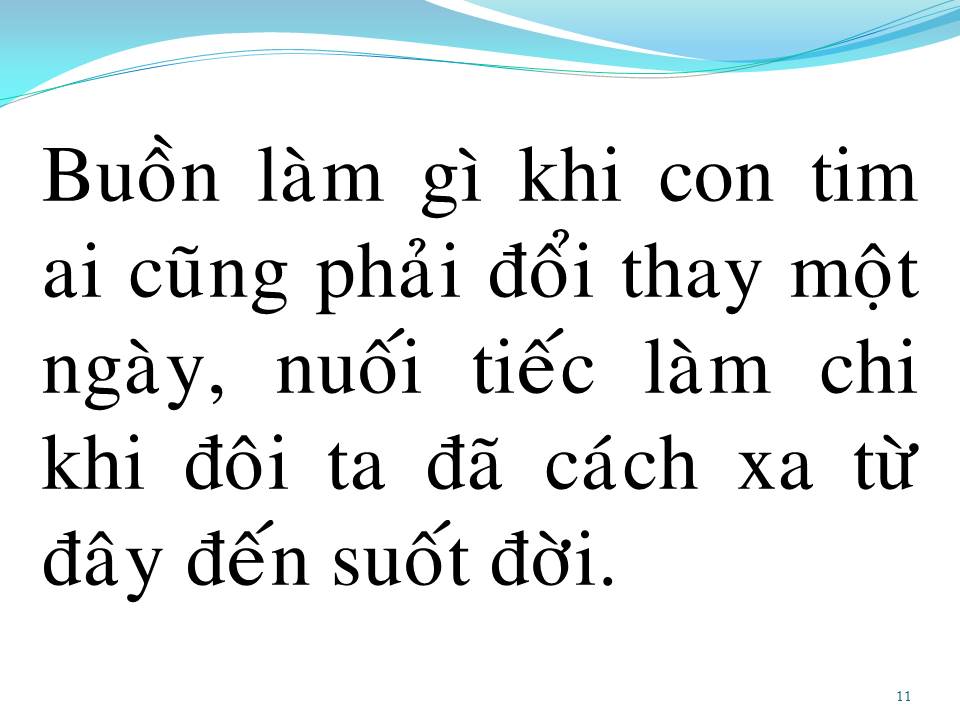 Lời bài hát KHÔNG THỂ Ở BÊN NHAU