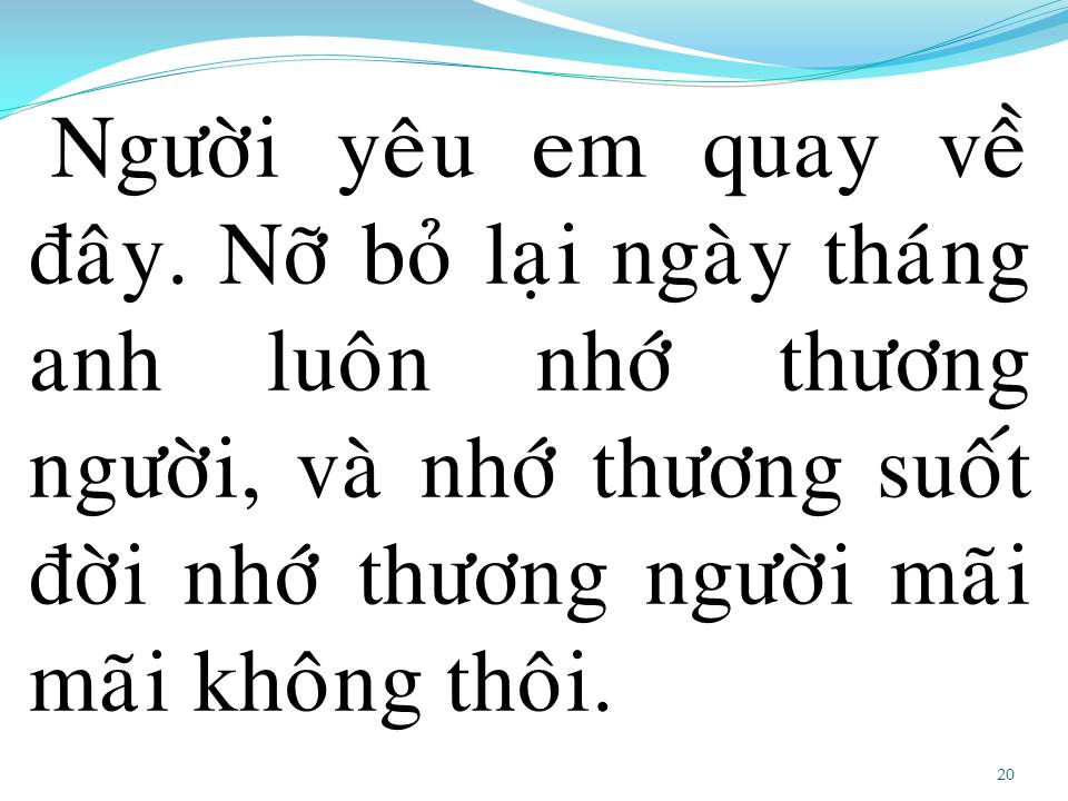 Lời bài hát KHÔNG THỂ Ở BÊN NHAU