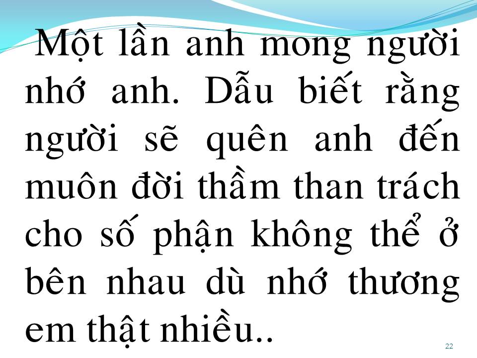 Lời bài hát KHÔNG THỂ Ở BÊN NHAU