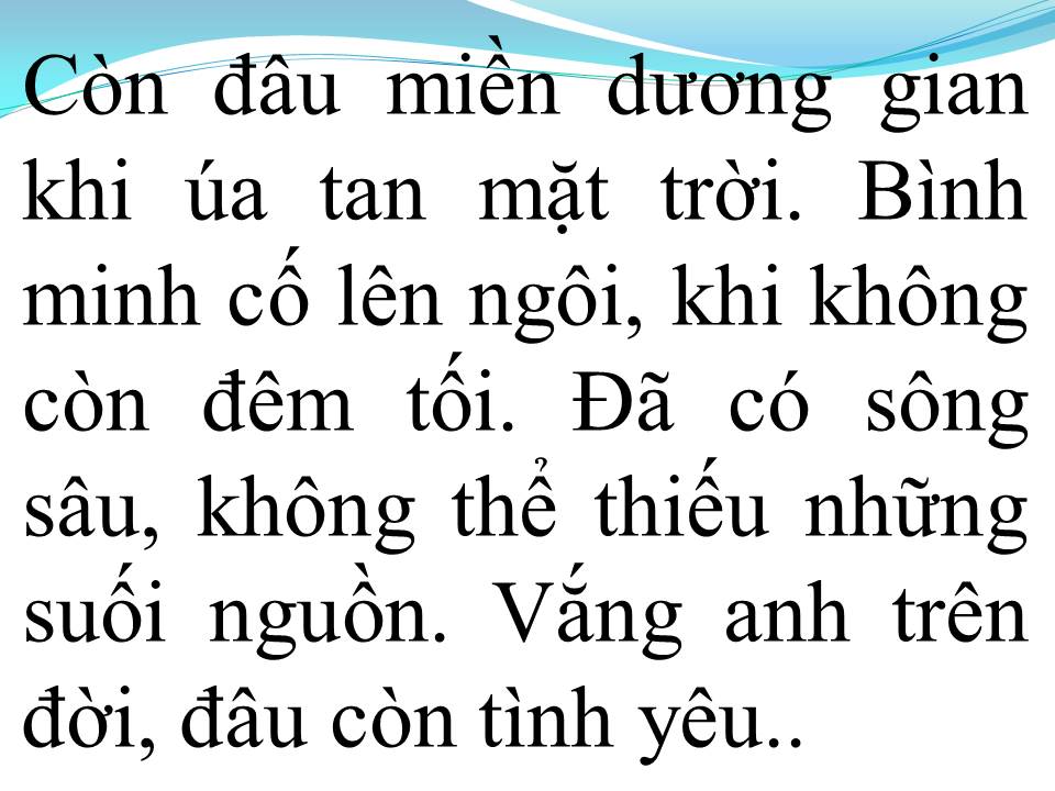 Lời bài hát KHÔNG THỂ VÀ CÓ THỂ