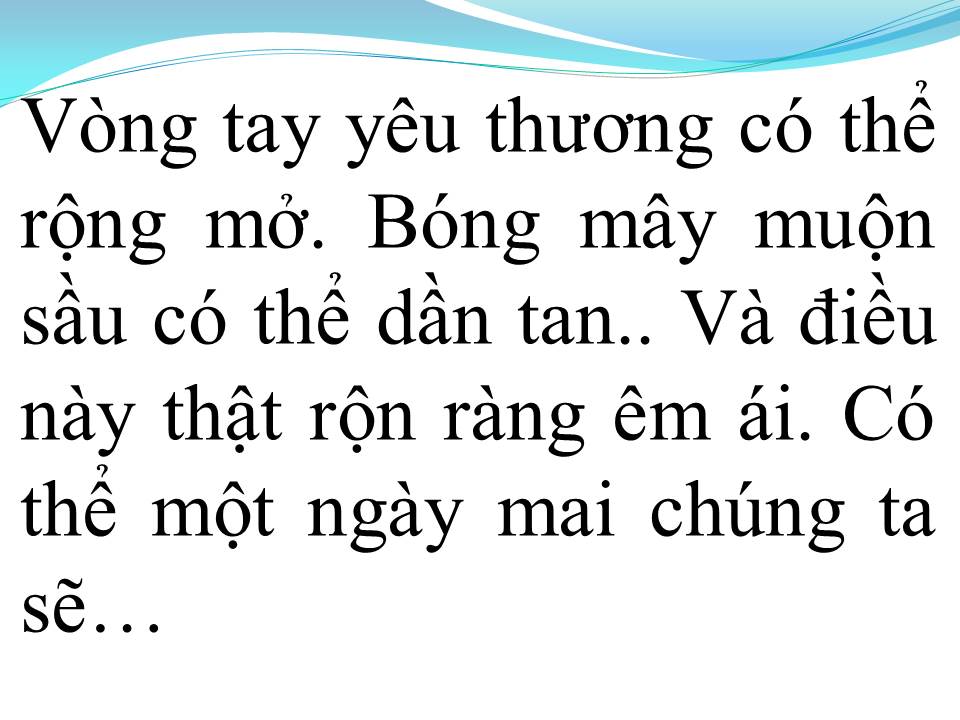 Lời bài hát KHÔNG THỂ VÀ CÓ THỂ