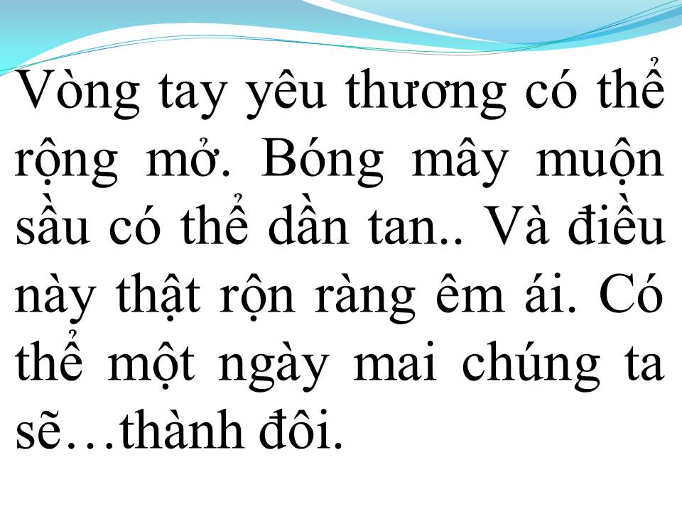 Lời bài hát KHÔNG THỂ VÀ CÓ THỂ