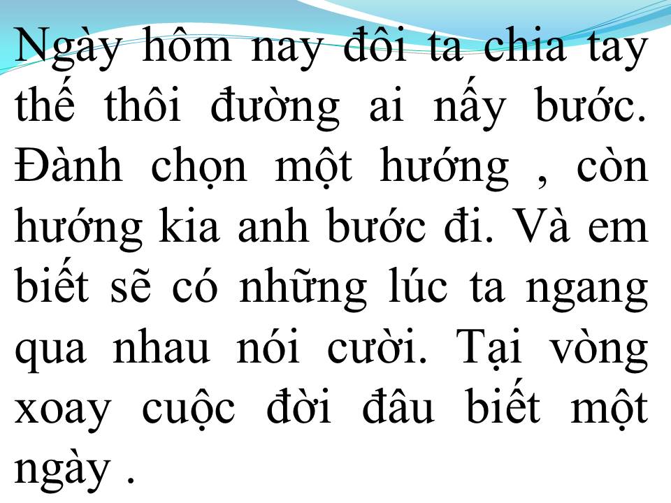 Lời bài hát KHÔNG THỞ ĐƯỢC