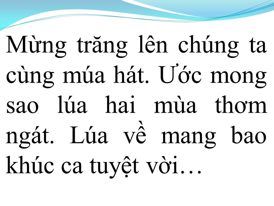 Lời bài hát KHÚC CA NGÀY MÙA