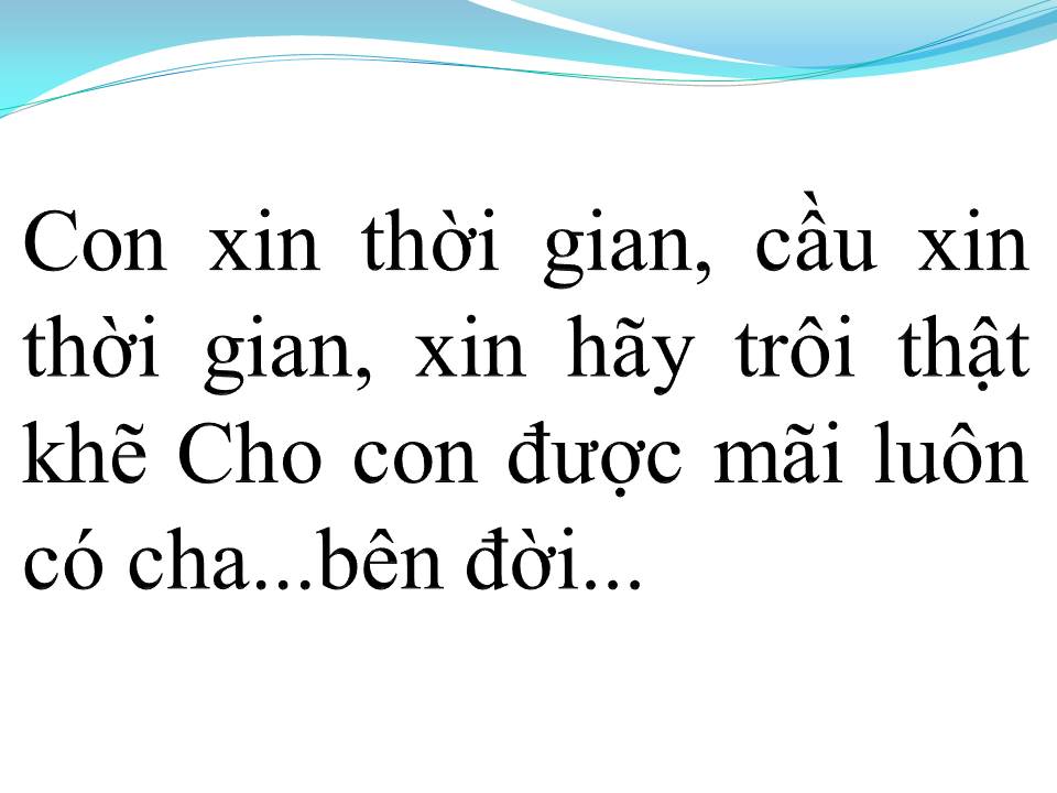 Lời bài hát KHÚC HÁT CHA YÊU