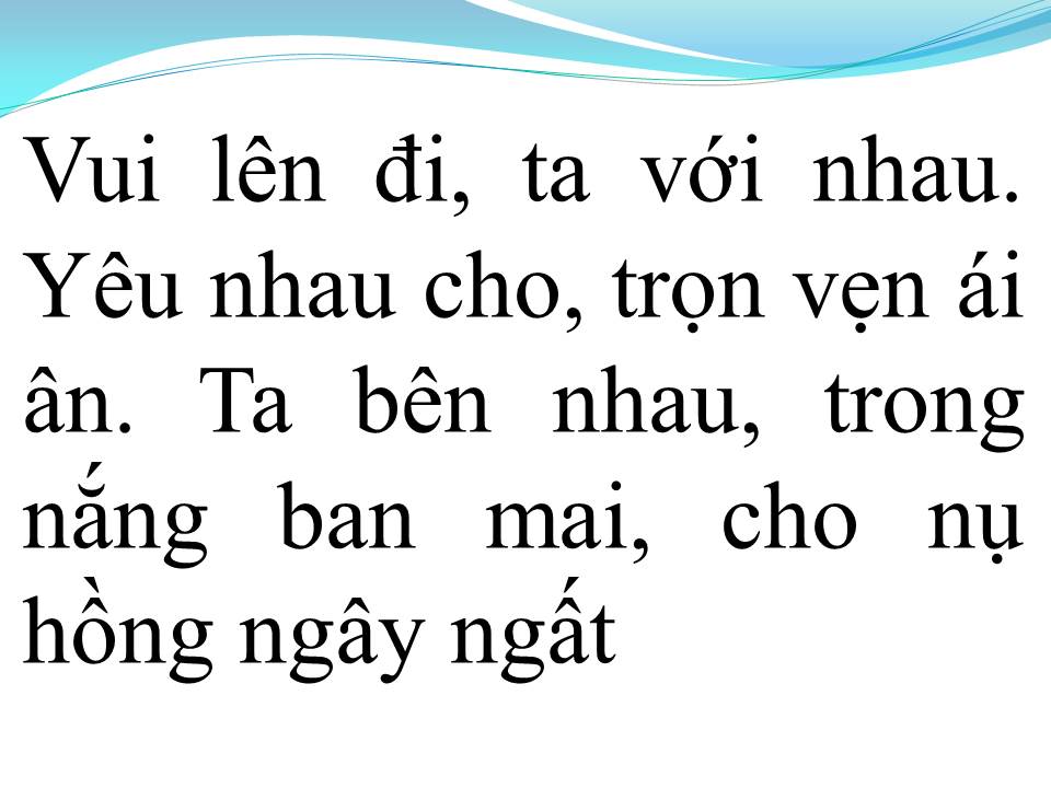 Lời bài hát KHÚC HÁT YÊU ĐỜI