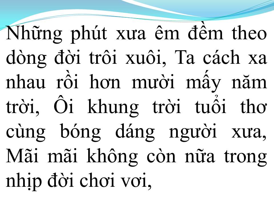 Lời bài hát KHUNG TRỜI TUỔI MỘNG