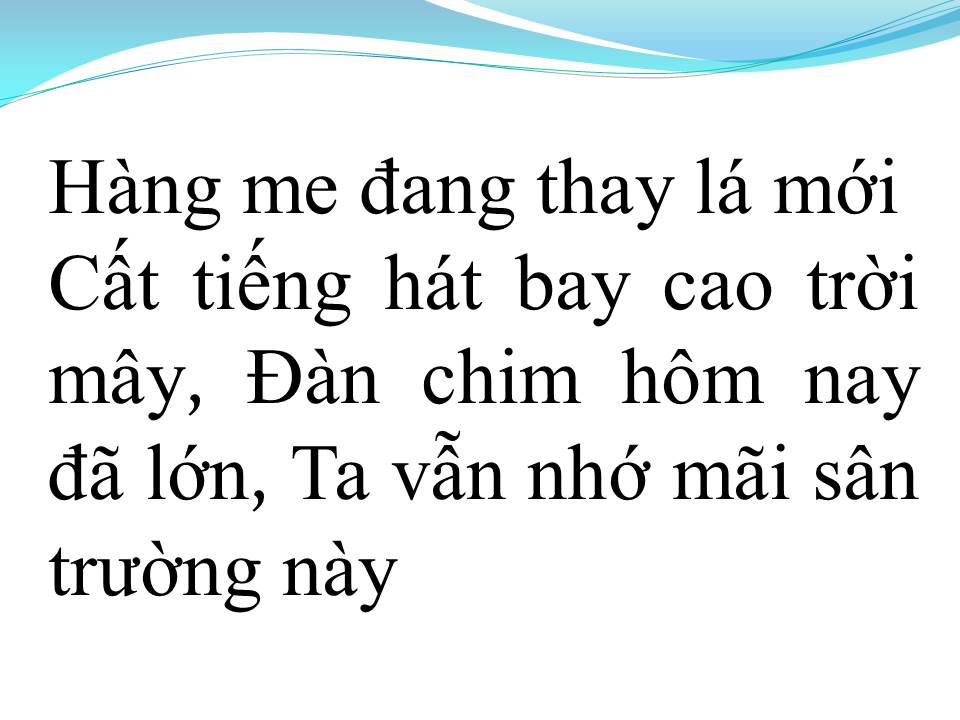 Lời bài hát BÀI CA SINH VIÊN