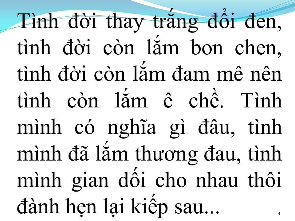 Lời bài hát KHÔNG 1