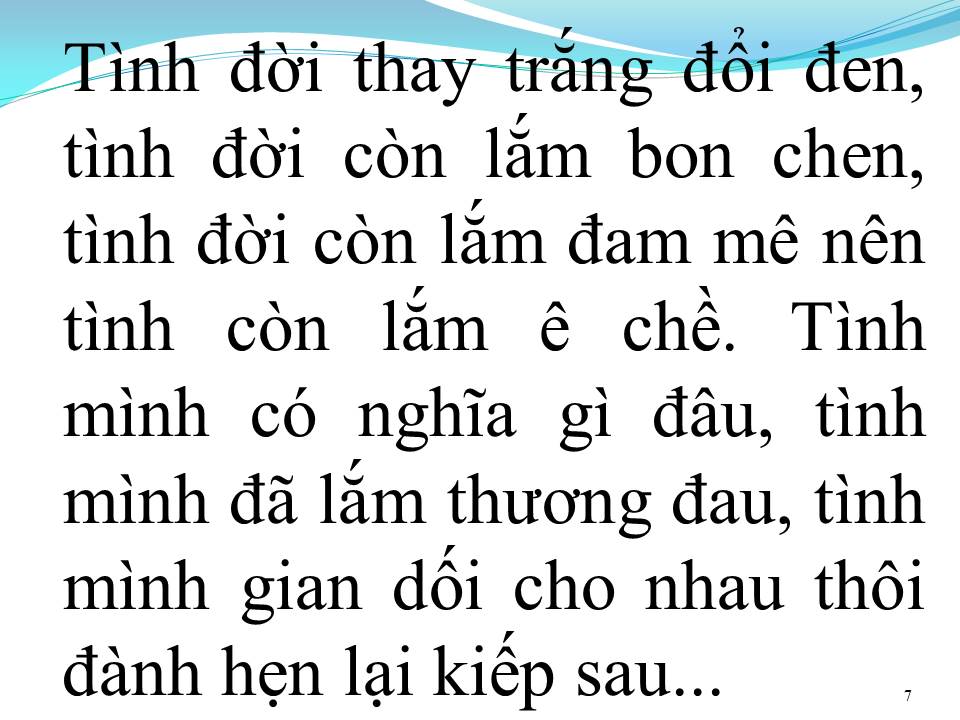 Lời bài hát KHÔNG 1