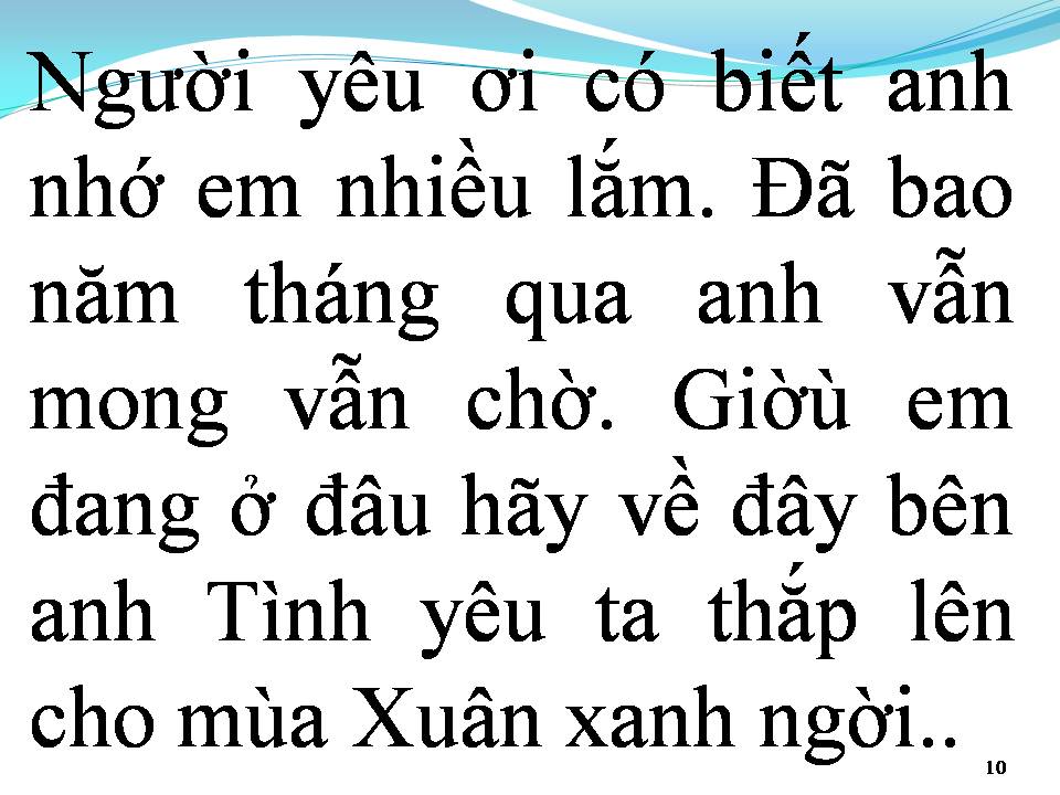Lời bài hát HÃY VỀ ĐÂY BÊN ANH