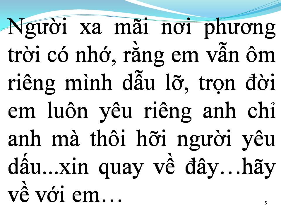 Lời bài hát HÃY VỀ VỚI ANH