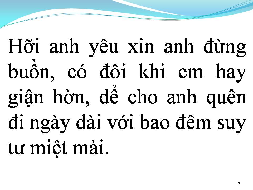 Lời bài hát HÃY YÊU NHƯ CHƯA LẦN NÀO