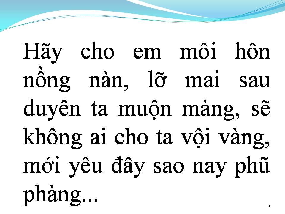 Lời bài hát HÃY YÊU NHƯ CHƯA LẦN NÀO