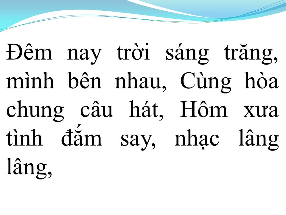 Lời bài hát HẸN HÒ ĐÊM TRĂNG