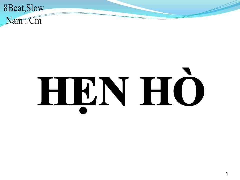 Lời bài hát HẸN HÒ