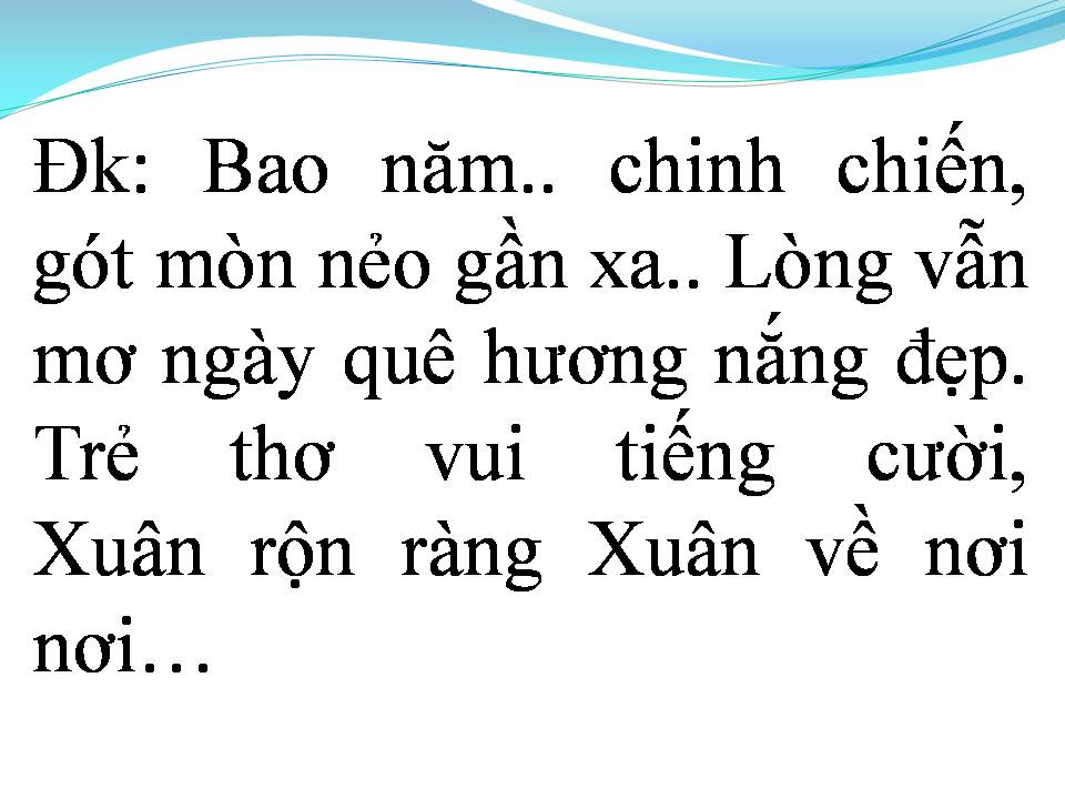 Lời bài hát HẸN MỘT MÙA XUÂN