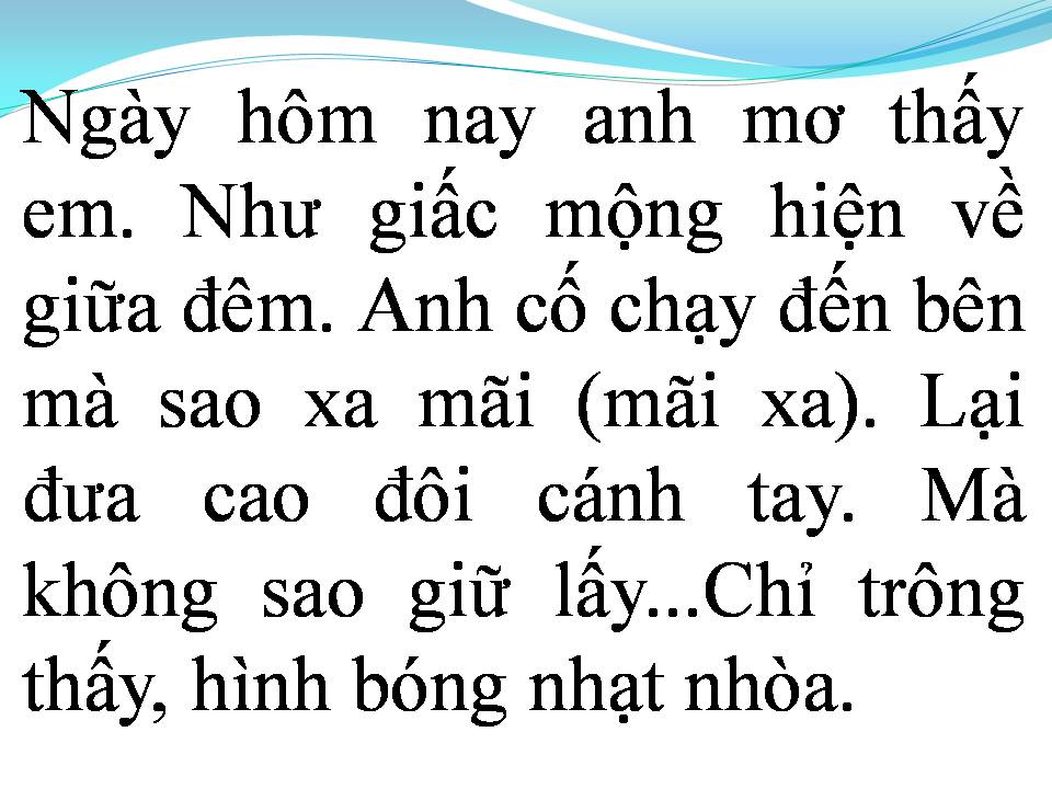 Lời bài hát HÌNH BÓNG CỦA MÂY