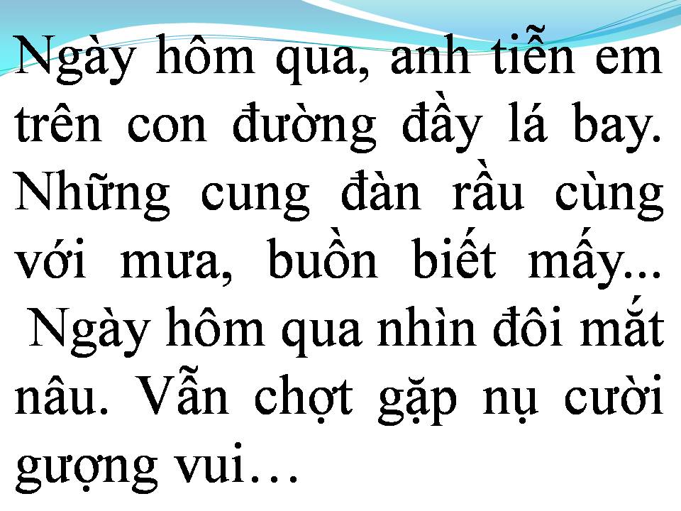 Lời bài hát HÌNH BÓNG CỦA MÂY