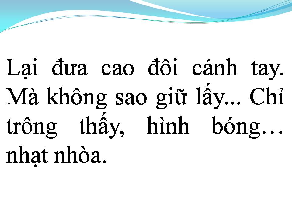Lời bài hát HÌNH BÓNG CỦA MÂY