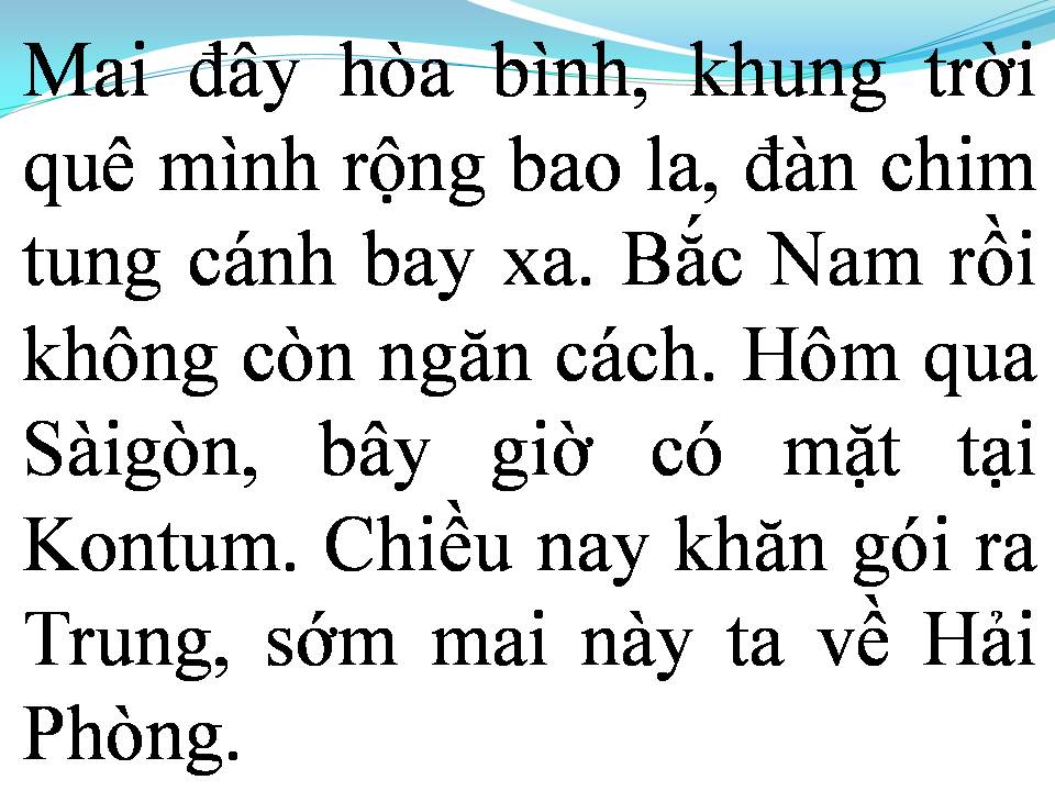 Lời bài hát HÒA BÌNH ƠI VIỆT NAM ƠI