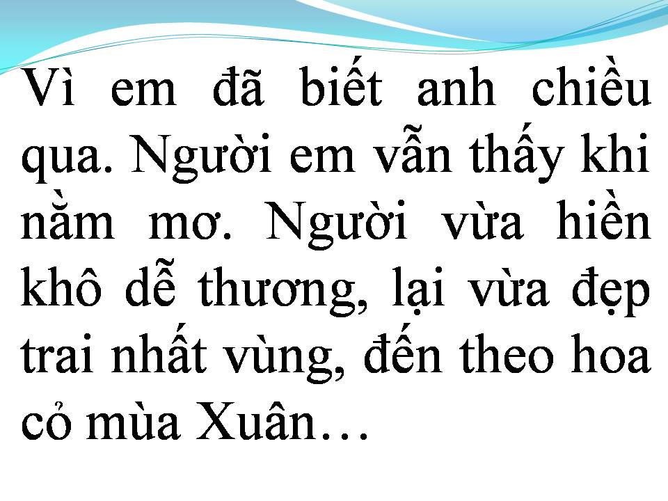 Lời bài hát HOA CỎ MÙA XUÂN